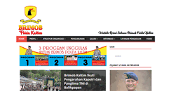 Desktop Screenshot of brimobpoldakaltim.com